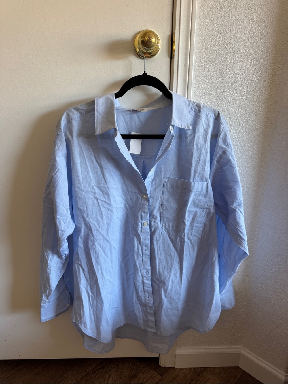 LOFT Light Blue Women’s Button-Down Shirt